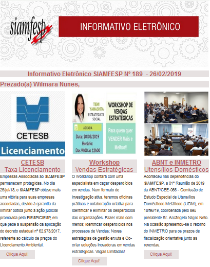 Informativo Eletrônico 189