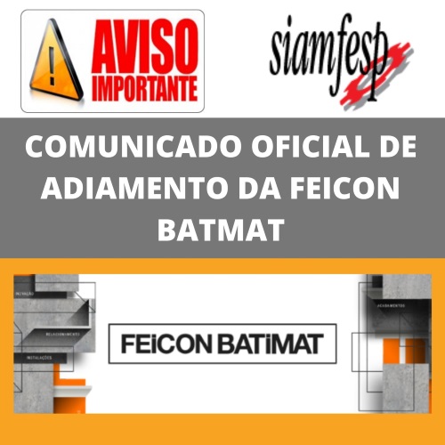 Adiamento FEICON BATMAT