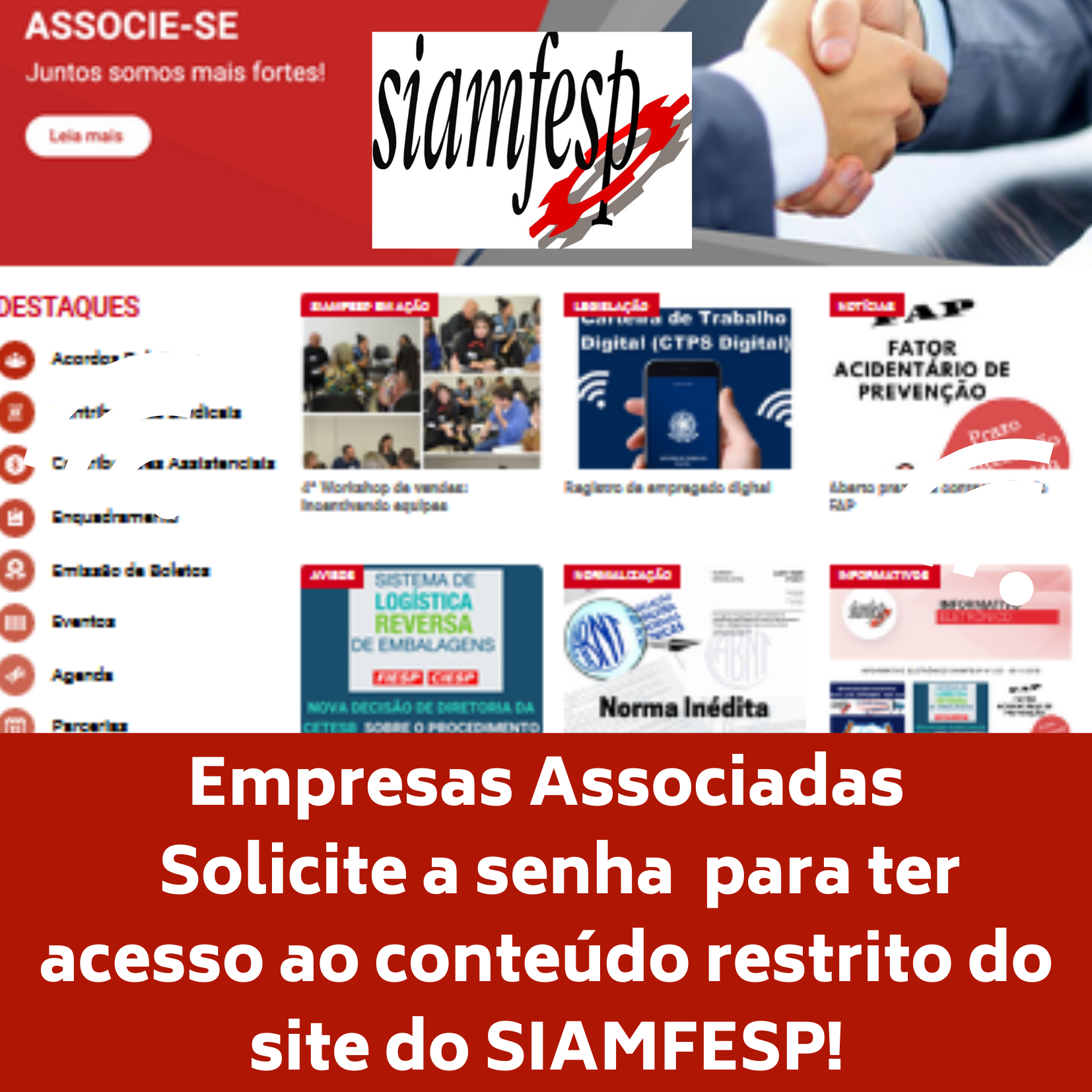 Acesse o site do SIAMFESP 
