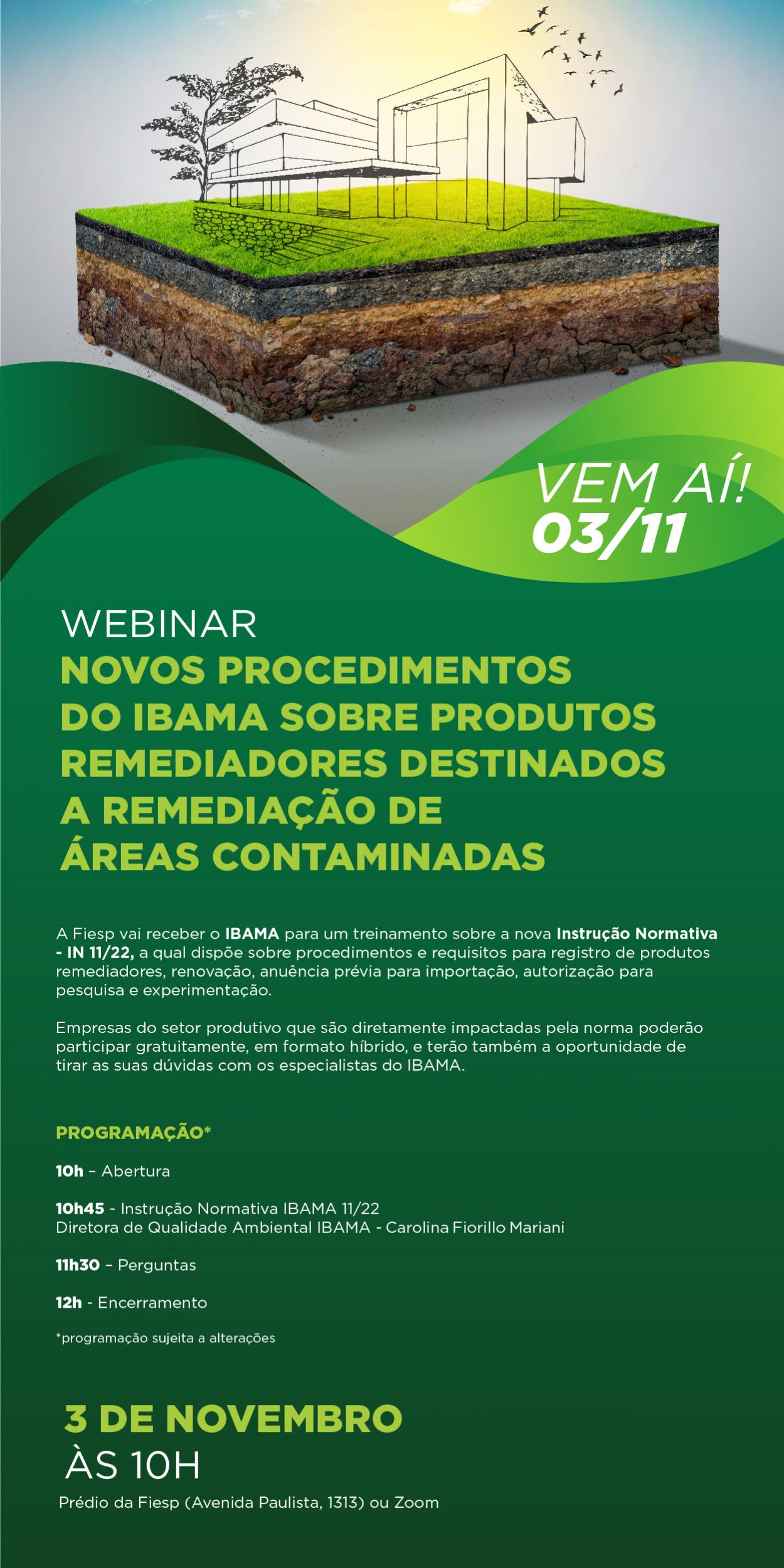Webinar - Novos procedimentos do Ibama
