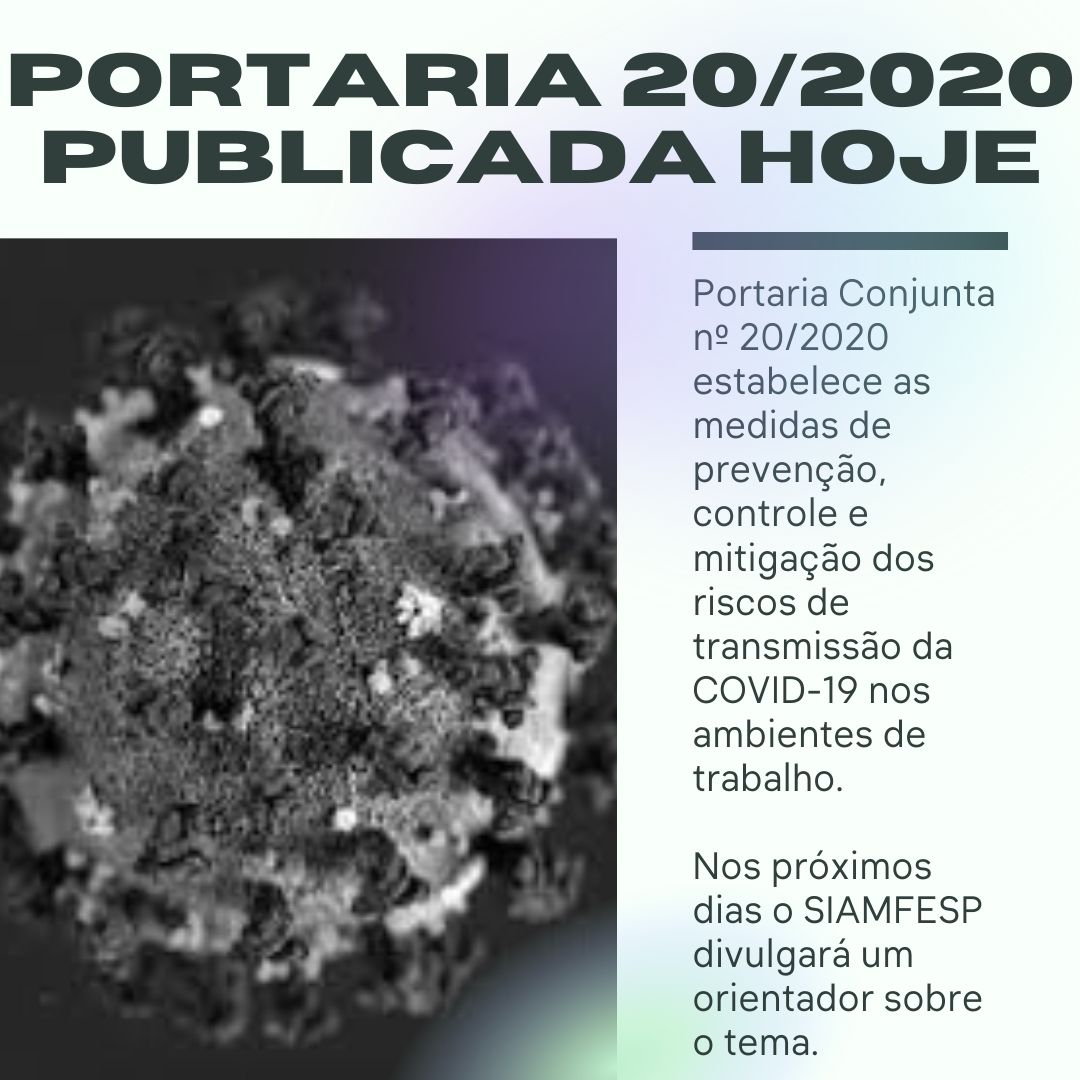 Portaria 20 2020 Covid