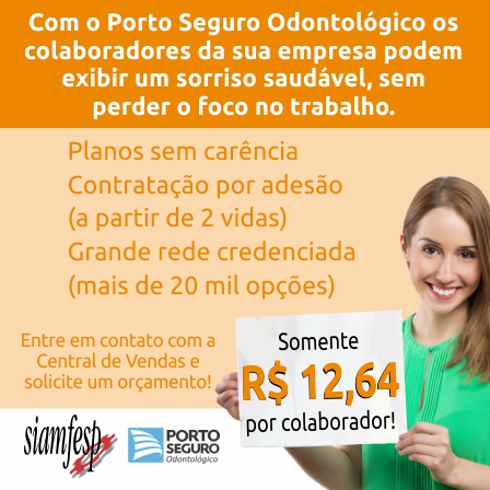 Parceria SIAMFESP & FBN -  Porto Seguro - Plano Odontológico, 